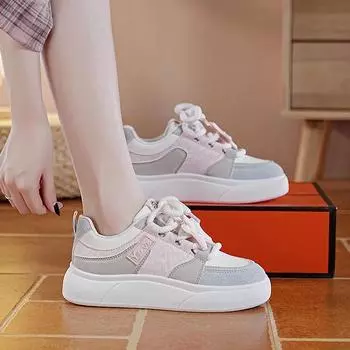 Versatile time little white shoes female student Korean version casual board shoes spring and autumn new trendy shoes 35