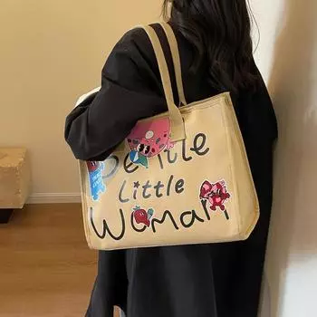 Универсальная женская холщовая сумка, модная сумка через плечо, премиум-сумка для отдыха и путешествий, большая вместимость, мода