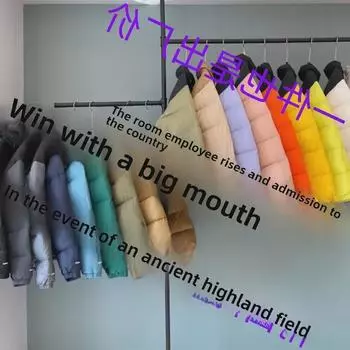 «Версия 1996 года, США, вышитая куртка-пуховик с водонепроницаемой подкладкой — унисекс, короткий пуховик» Extra Small