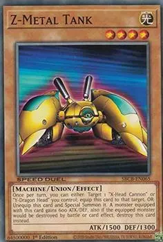 Версия Caterpillar Tank, 1-е издание, скоростная битва, городская коробка Yu-Gi-Oh! SBCB-EN065 Z-Металл Z-Металл (Английский Нормальный) Дуэль: