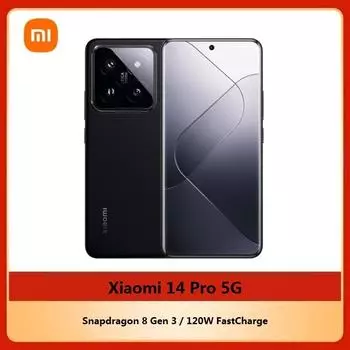 Версия CN Xiaomi 14 Pro 5G Смартфон Snapdragon 8 Gen 3 Octa Core 6.73 2K MOLED Изогнутый 16G 512G зелёный