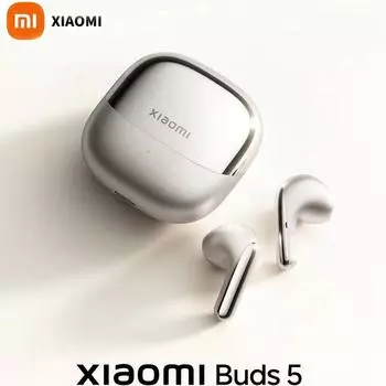 Версия CN Xiaomi Buds 5 Наушники TWS AI Активное шумоподавление HiFi Беспроводные Bluetooth Наушники для записи звука Lossless Audio чёрный