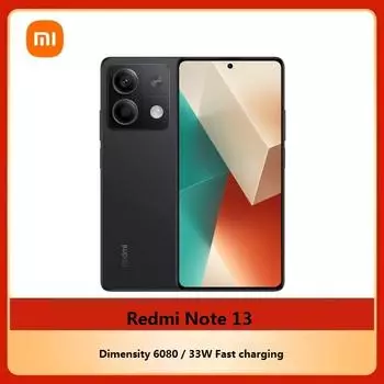 Версия CN Xiaomi Redmi Note 13 5G смартфон 6,67 дюймов OLED дисплей Dimensity 6080 Octa Core 5000 мАч аккумулятор 33 Вт быстрая зарядка 8G 128G белый