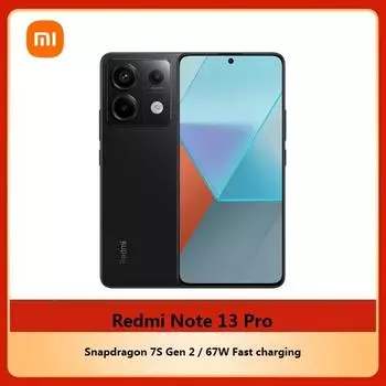 Версия CN Xiaomi Redmi Note 13 Pro 5G Смартфон 6,67 дюйма 120 Гц Snapdragon 7S Gen 2 Octa Core 5100 мАч Аккумулятор 67 Вт Быстрая зарядка NFC 8G 128G белый