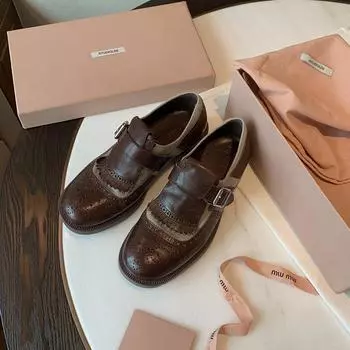 Версия из коровьей кожи Grape Mother, та же вымытая лошадиная кожа в британском стиле с бахромой и гравировкой Brock Small кожаные туфли женские мокасины 35