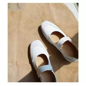 Версия из овчины~ Модные спортивные балетки женские туфли на платформе Velcro Mary Jane туфли мягкая подошва нишевая повседневная одинарная обувь 35