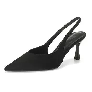 Версия из овчины ретро леопардовый принт сумка голова сандалии женские тонкий каблук мелкий вырез пустые одинарные туфли стиль темперамент острый носок высокие каблуки 34