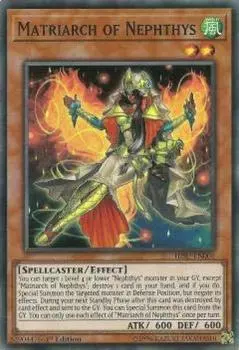 Версия Matriarch of Nephthys 1-е издание Super Hidden Summoners 1-е издание Yu-Gi-Oh! HISU-EN001 (английский редкий)