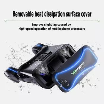 Версия наушников Vr J30 для Ios Android-смартфона Виртуальная реальность 3d очки Box Аудиовизуальная интеграция с беспроводным рокером J30