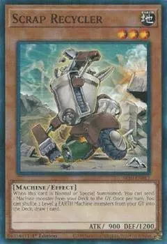 Версия Scrap Recycler, 1-е издание, Механизированная структура Madness, колода Yu-Gi-Oh! SR10-EN017 (Английский Нормальный)