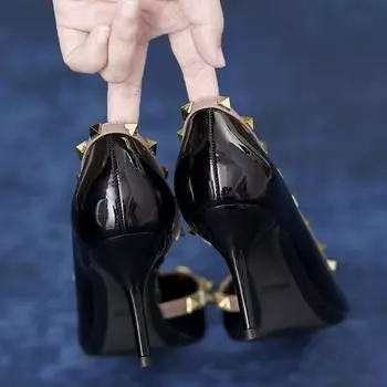 Версия верна! 2024 новые туфли на высоком каблуке, пустые, имперская сестра, сексуальные, не уставшие ноги, красивые, тонкие каблуки, одинарные туфли, обнаженные женщины 35
