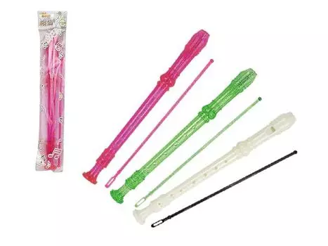 Vertical flute recorder with cleaning stick for (price one)