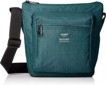 Vertical shoulder bag A5 water TRACK ATH1812Z Green [Anello] repellent/multi-storage