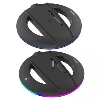 Vertical Stand Non-Slip Base Stand Holder Base Stand Replacement Display Stand Base for PS5 Slim Console Disc and Digital