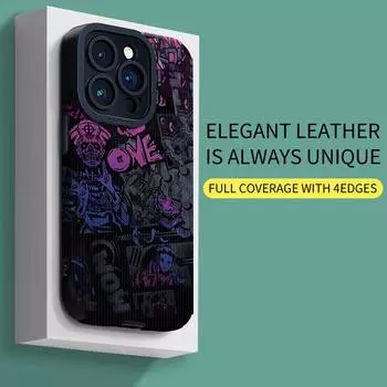 Вертикальная кожа с принтом зомби, приятный на ощупь мягкий силиконовый чехол для телефона, задняя крышка с объективом камеры, полная защита iPhone 7 разноцветный