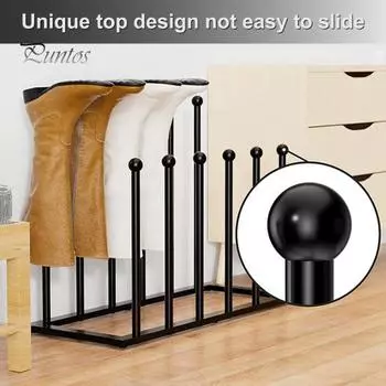 Вертикальная металлическая полка для ботинок. Свободно стоящая подставка для сушки обуви для высоких сапог. Ковбойские сапоги. Многофункциональный органайзер для обуви для шкафа в общежитии. S