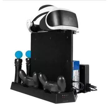 Вертикальная охлаждающая подставка, зарядная станция для контроллеров PS4 SLIM PRO VR, многофункциональное зарядное устройство