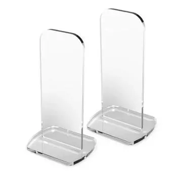 Вертикальная подставка для боксерских перчаток Акриловые подставки для перчаток с автографами Семейная коллекция Clear