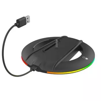 Вертикальная подставка для консоли PS5 Slim Disc и Digital с 14 режимами подсветки, подставка RGB Base для консоли PS5 Slim
