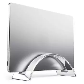 Вертикальная подставка для ноутбука, настольный держатель, высокая стабильность, прочная несущая акриловая настольная подставка, держатель для персонального компьютера