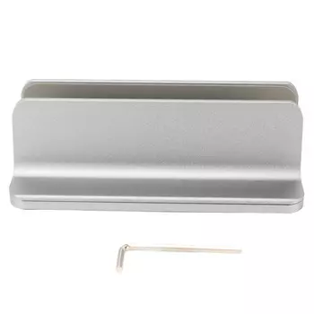 Вертикальная подставка для ноутбука серая регулируемая база 3D изогнутый внешний вид дна силиконовый ноутбук компьютер