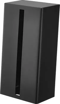 Вертикальная подставка для салфеток Yamazaki Jitsugyo, черная, xx Tower, вертикальная, горизонтальная, чехол для салфеток, чехол для салфеток 1441, ширина 12,6 см, глубина 9,7 см, высота 23,7 см чёрный