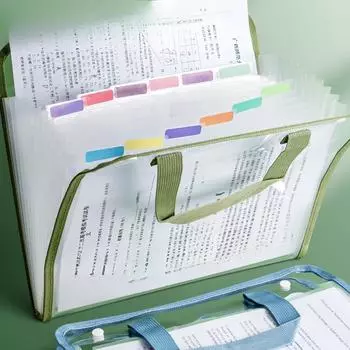 Вертикальная ручная сумка для хранения документов формата А4, папка для документов большой емкости, многослойная, расширяющаяся, сортировочная сумка для хранения, папка для данных учащихся