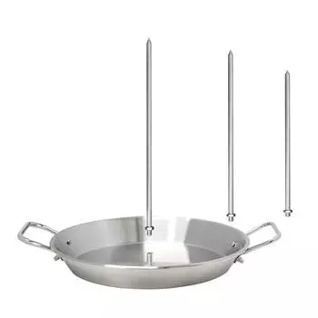 Вертикальная стойка для шампуров из нержавеющей стали, 3 размера шампуров для гриля или духовки