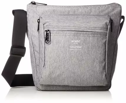 Вертикальная сумка через плечо TRACK Серая [Anello] AT-H1812