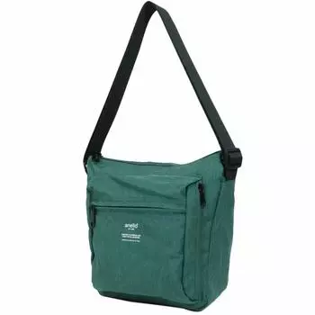 Вертикальная сумка через плечо TRACK зеленая [Anello] AT-H1812