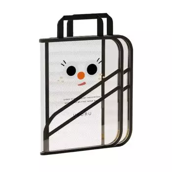 Вертикальная сумка для хранения файлов для организации документов формата А4 с молнией, папка для файлов, полупрозрачная сумка для книг