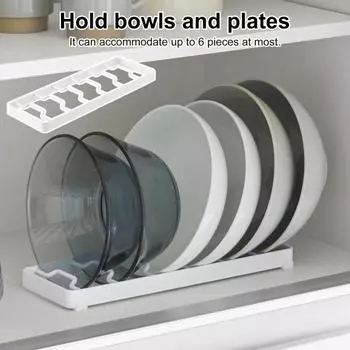 Вертикальная сушилка для посуды, металлическая сушилка, большая вместимость, прочная несущая кухонная столешница чёрный
