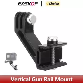 Вертикальное крепление Gun Rail для GoPro Hero 12 11 10 9 8 7 6 5 4 SJCAM AKASO Insta360 X2 X3 DJI Osmo аксессуары для экшн-камер