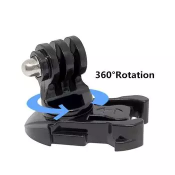 Вертикальное поворотное крепление с быстросъемной пряжкой и вращением на 360 градусов для GoPro 13 12 11 10 9 8 для SJCAM Insta360 X4 X3 Xiaomi Yi Camera Cycling