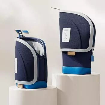 Вертикальные пеналы большой вместимости, сумка-пенал, держатель, коробка для девочек, офисный, студенческий, органайзер для канцелярских принадлежностей, школьные принадлежности