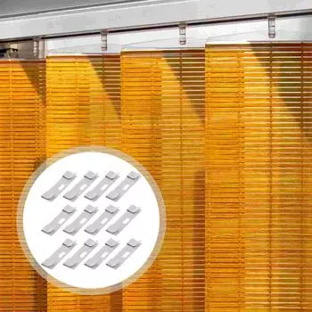 Вертикальные жалюзи Ремонтные вкладки Металлический зажим для фиксатора венецианских жалюзи Белый Смотреть ставни белый