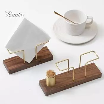 Вертикальный держатель для салфеток с прочным деревянным основанием, подставка для салфеток, домашний ресторан, кухня, обеденный стол, органайзер для бумажных полотенец, диспенсер цвет старого дерева