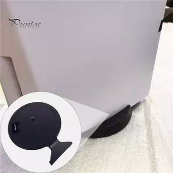 Вертикальный держатель подставки Компактный устойчивый с крепежным винтом Простая сборка Кронштейн для док-станции игровой консоли для PS5 чёрный