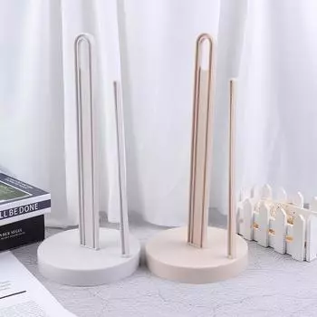 Вертикальный держатель рулона, бумажная полка, настольное полотенце для кухонной ткани, без перфорации серый