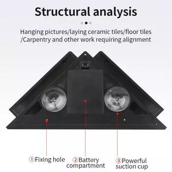 Вертикальный горизонтальный инфракрасный лазерный уровень для коврового покрытия из твердой древесины жёлтый