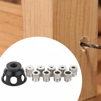 Вертикальный направляющий сверлильный станок Комплект самоцентрирующегося дюбельного кондуктора с позиционирующей втулкой