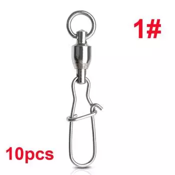 Вертлюг Рыболовные Аксессуары Рыболовные Вертлюги Соединитель Лески Застежка-защелка Шарикоподшипник 1