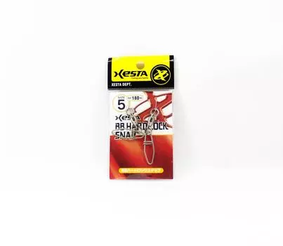 Вертлюг Xesta BB с жестким замком, размер 5, 180 фунтов, 2 шт. (3700)