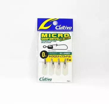 Вертлюговая приманка Owner P-09 Micro Snap, размер 0 (1643 г.)