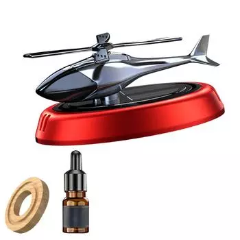 Вертолет Автомобильный Освежитель Воздуха Офисный Двухчастотный Режим Солнечный Автовращение синий