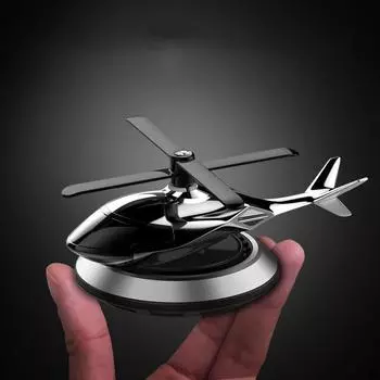 Вертолетный автомобильный освежитель воздуха на солнечной энергии: Стойкий легкий аромат и ароматерапевтическое украшение красный