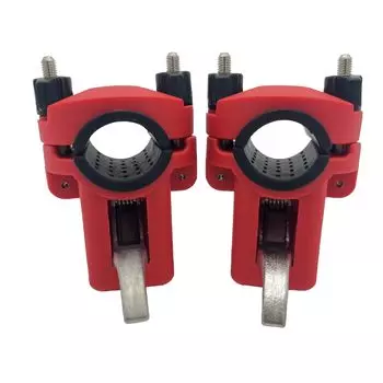 VERUNIS Piton Clamp Rod Keeper Rod Clamp Stone Sea Bream Rod Holder Taman Que Lightweight Set of 2 Red Red красный