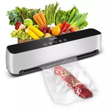 VERYMODEL вакуумная упаковочная машина полностью автоматическая 70 кПа для домашнего и коммерческого использования длина запечатывания 30 см совместимая с сухими и влажными продуктами свежесть вакуумный упаковщик
