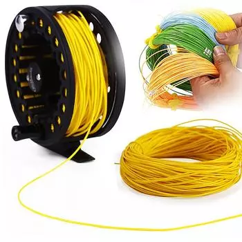 Вес 100 футов, передняя плавающая леска нахлыстом, оранжевая, зеленая, желто-зеленая, плавающая леска