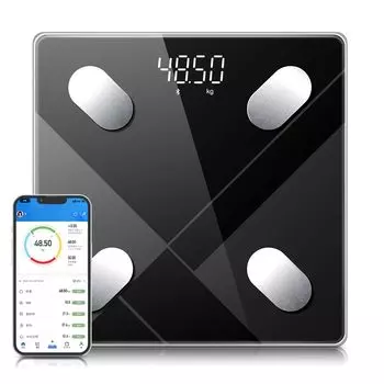 Вес жировой ткани состав тела Bluetooth мультиноминальные индикаторы, такие как измерение жировой ткани мышцы вода в организме высокое здоровье просто закаленное стекло